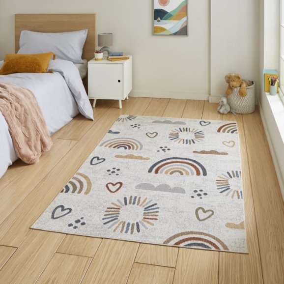 Vida Kids Rainbow Sun Rug