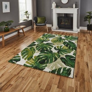Havana 8598 Green Leaf Rug