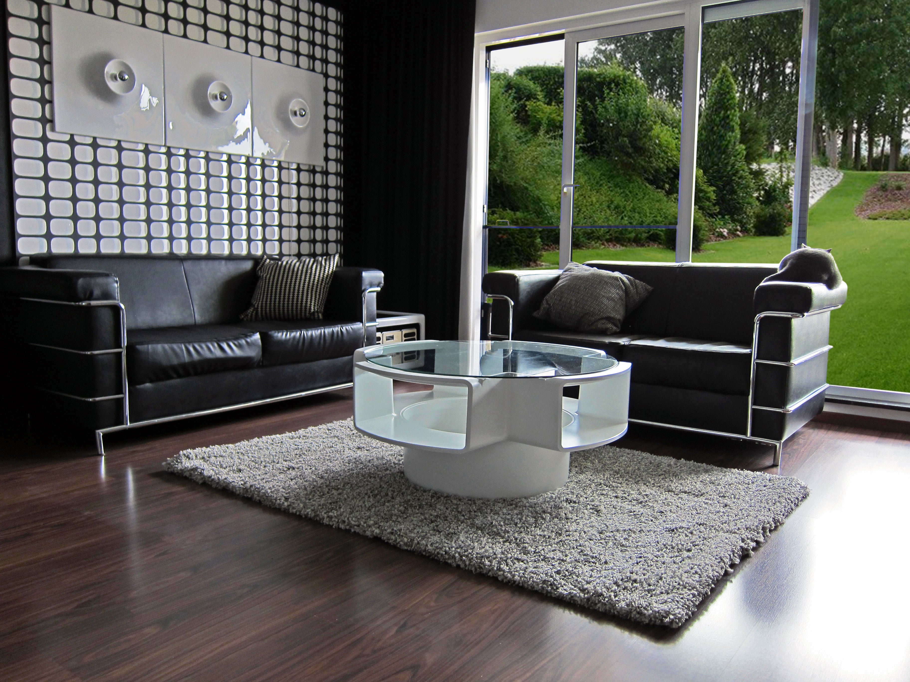 Galaxy Shaggy Rug 039001/6699 White Silver